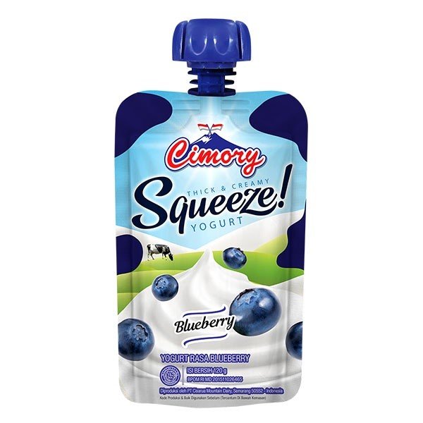 Cimory Yogurt Squeeze Blueberry