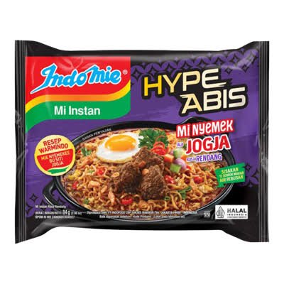 Indomie Hype Abis Mi Nyemek Jogja Rendang