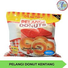 pelangi donut besar 10pcs