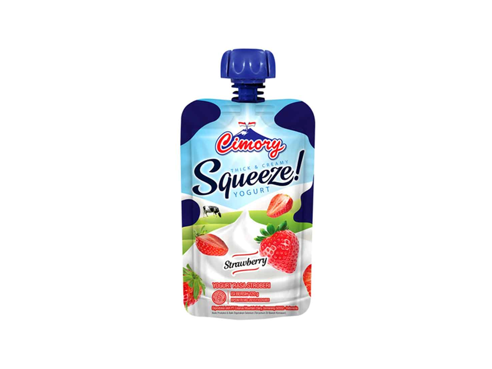 Cimory yogurt Squueze Strawberry