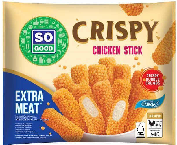 SO GOOD CRISPY CHICKEN NUGGET STIK 400GR