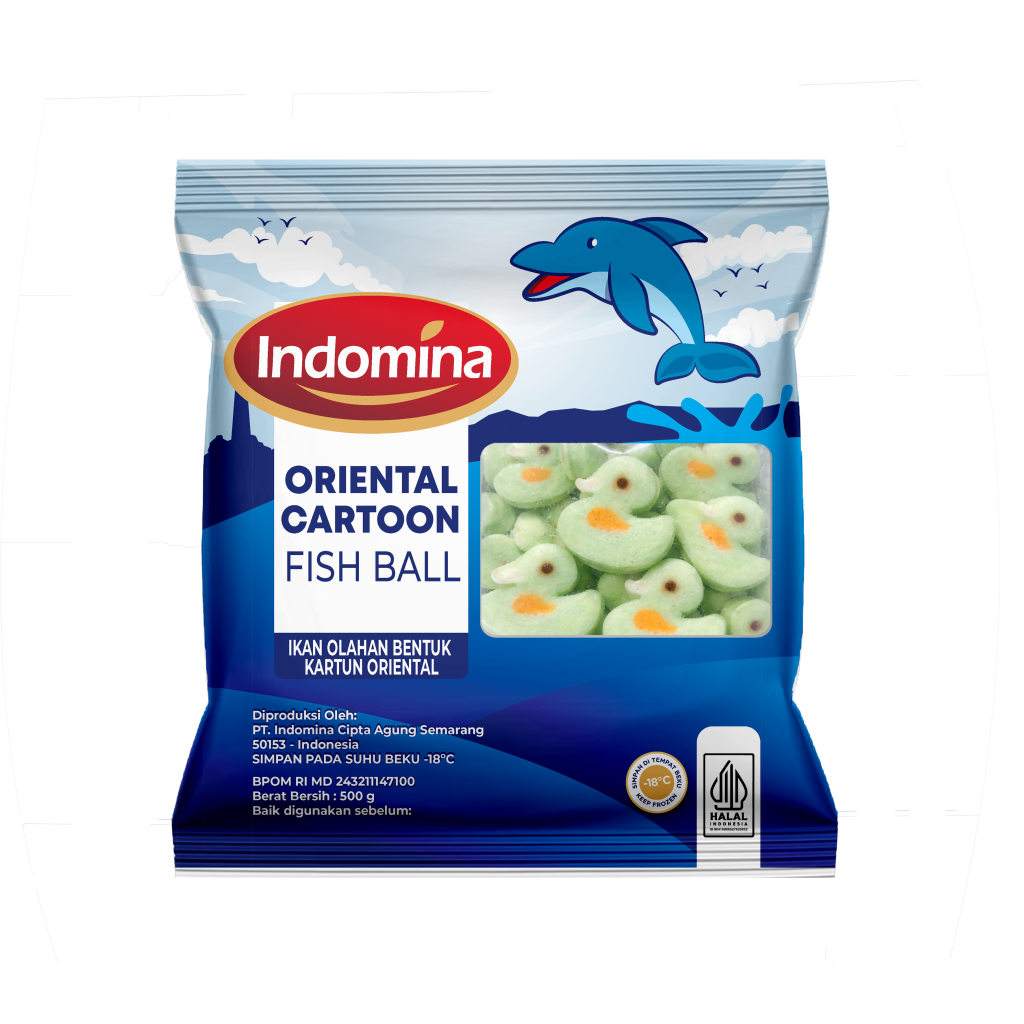Indomina Oriental Cartoon Fish Ball
