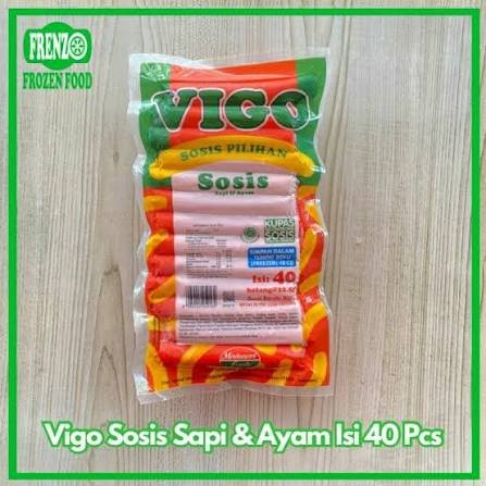 Vigo Sosis Sapi 40pcs Long
